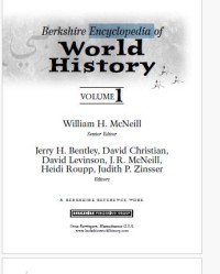 Berkshire Encyclopedia of WorldHistory