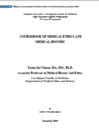 COURSEBOOK OF MEDICAL ETHICS AND
MEDICAL HISTORY