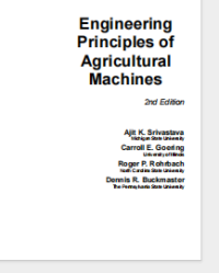 Engineering Principles of Agricultural Machines