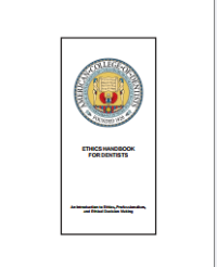 ETHICS HANDBOOK
FOR DENTISTS