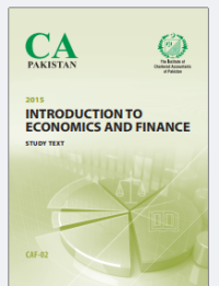 Introduction to economics and finance