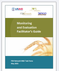 Monitoring and Evaluation
Facilitator’s Guide