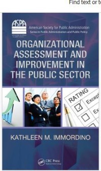 ORGANIZATION ASSESSMENT IMPROVEMENT IN THE PUBLIC SECTOR