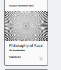 Philosophy of Race
An Introduction