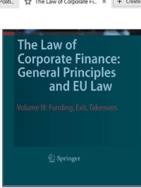 The Law of Corporate Finance: General Principles and EU Law