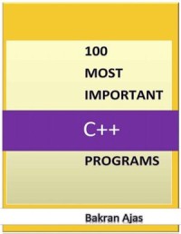 Image of 100 most important C++ programs (Code only)