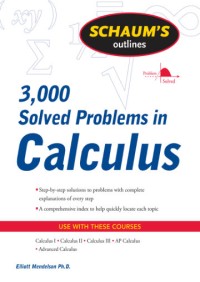 Image of 3000 Solved Problems in Calculus