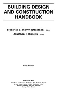 Image of BUILDING DESIGN AND CONSTRUCTION HANDBOOK Frederick