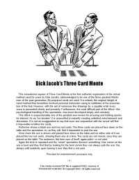Image of Three Card Monte