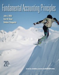 Image of Fundamental Accounting Principles, 20th Edition