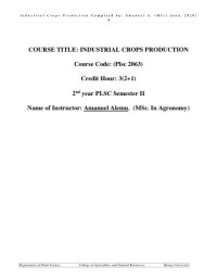 Image of Industrial crops