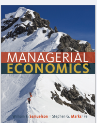 MANAGERIAL ECONOMICS