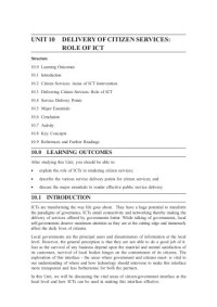 Image of Unit-10 (BPA-017 Electronic Governance)