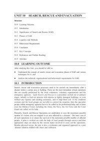 Image of Unit-10 (BPA-018 Disaster Management)