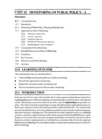 Image of Unit-15 (BPA-015 Public Policy and Analysis)