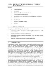 Image of Unit-2 (BPA-013 Public Systems Management)