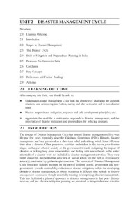 Image of Unit-2 (BPA-018 Disaster Management)