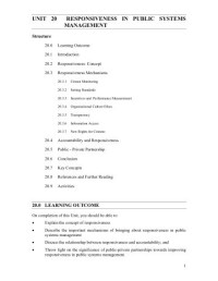 Image of Unit-20 (BPA-013 Public Systems Management)