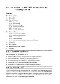 Image of Unit-21 (BPA-015 Public Policy and Analysis)