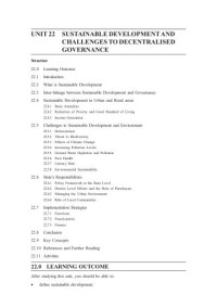 Image of Unit-22 (BPA-016 Decentralisation and Local Governance)
