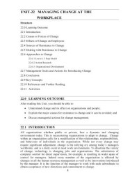 Image of UNIT 22 – MANAGING CHANGE AT WORKPLACE