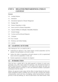 Image of Unit-4 (BPA-018 Disaster Management)