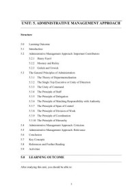 Image of Unit-5 document (BPA-012 Administrative Theory)